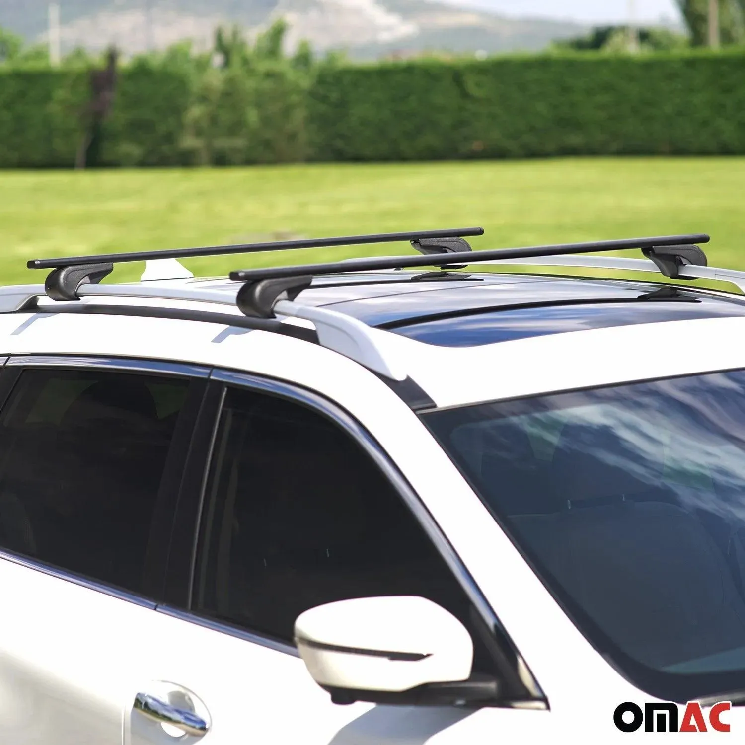 1994-2002 Land Rover Range Rover Roof Rack Cross Bars Black