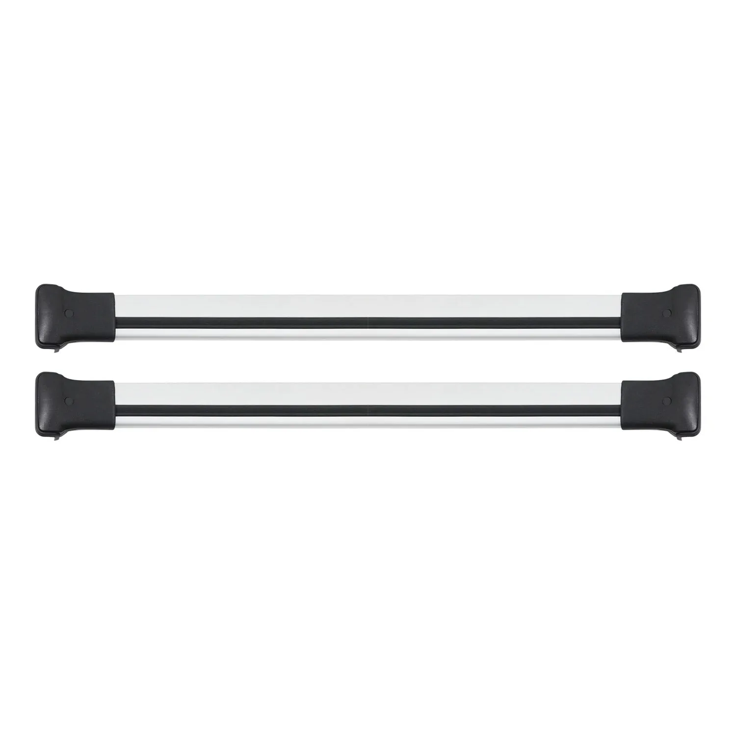 1997-2005 Mercedes M ML Class W163 Roof Rack Cross Bars Silver