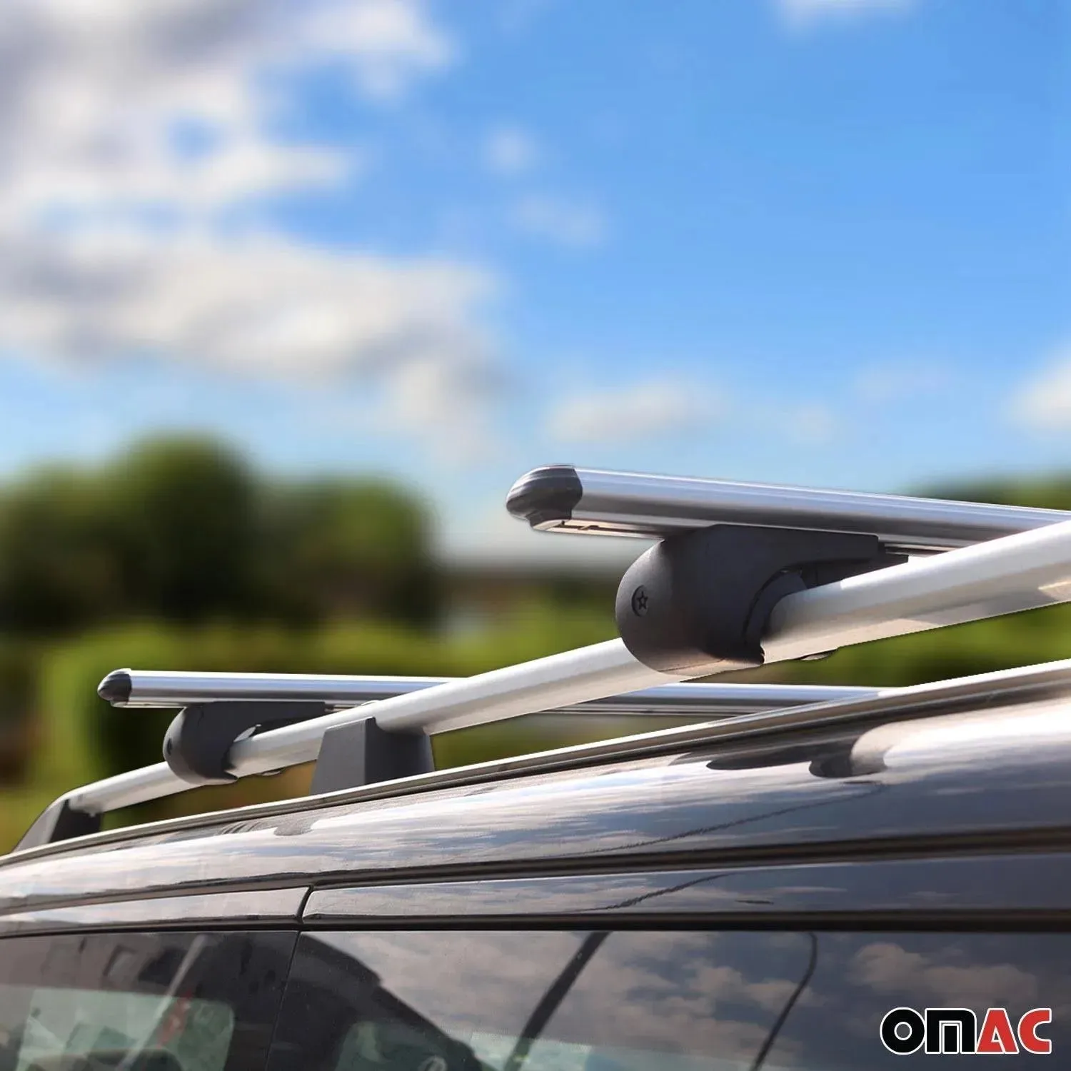 1999-2004 Honda Odyssey Roof Rack Cross Bars Silver