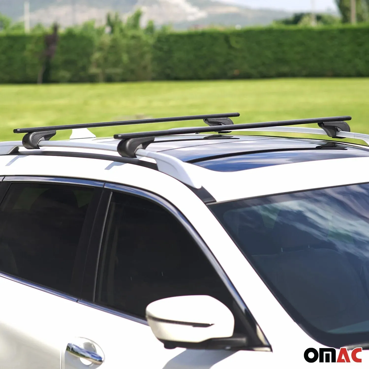 2001-2007 Toyota Sequoia Roof Rack Cross Bars Black