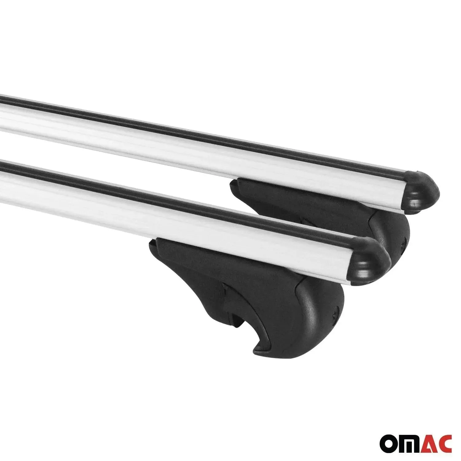 2001-2009 Mercedes C Class S203 Wagon Roof Rack Cross Bars Silver