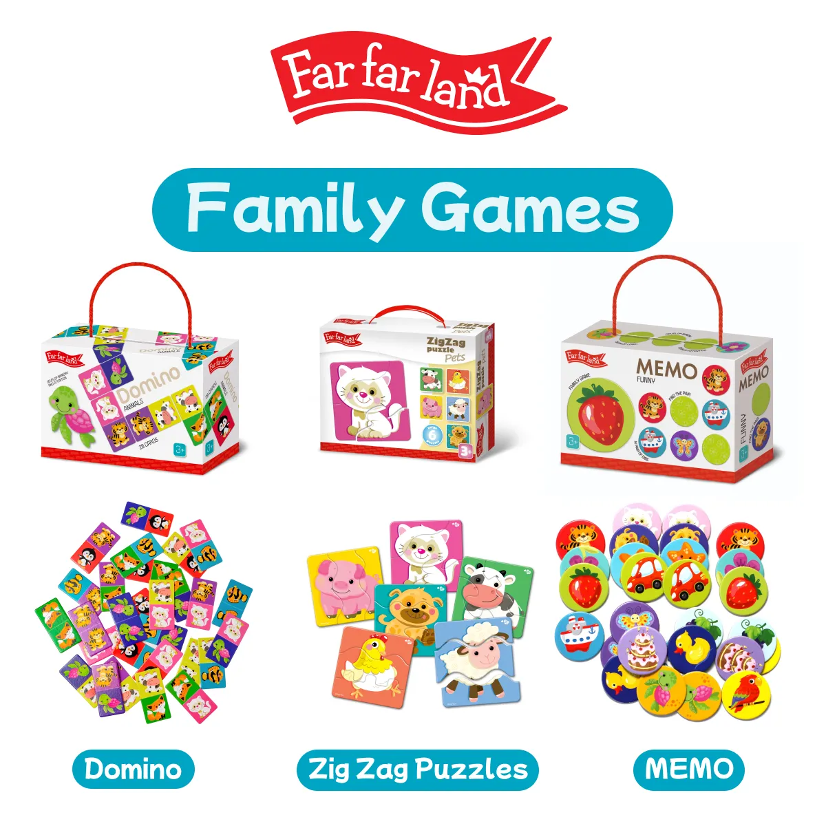 3D Board Game for Toddlers 2-5 Years - LOTTO What Are Boys Dreaming About? Match & Learn Puzzle Set (30pcs)