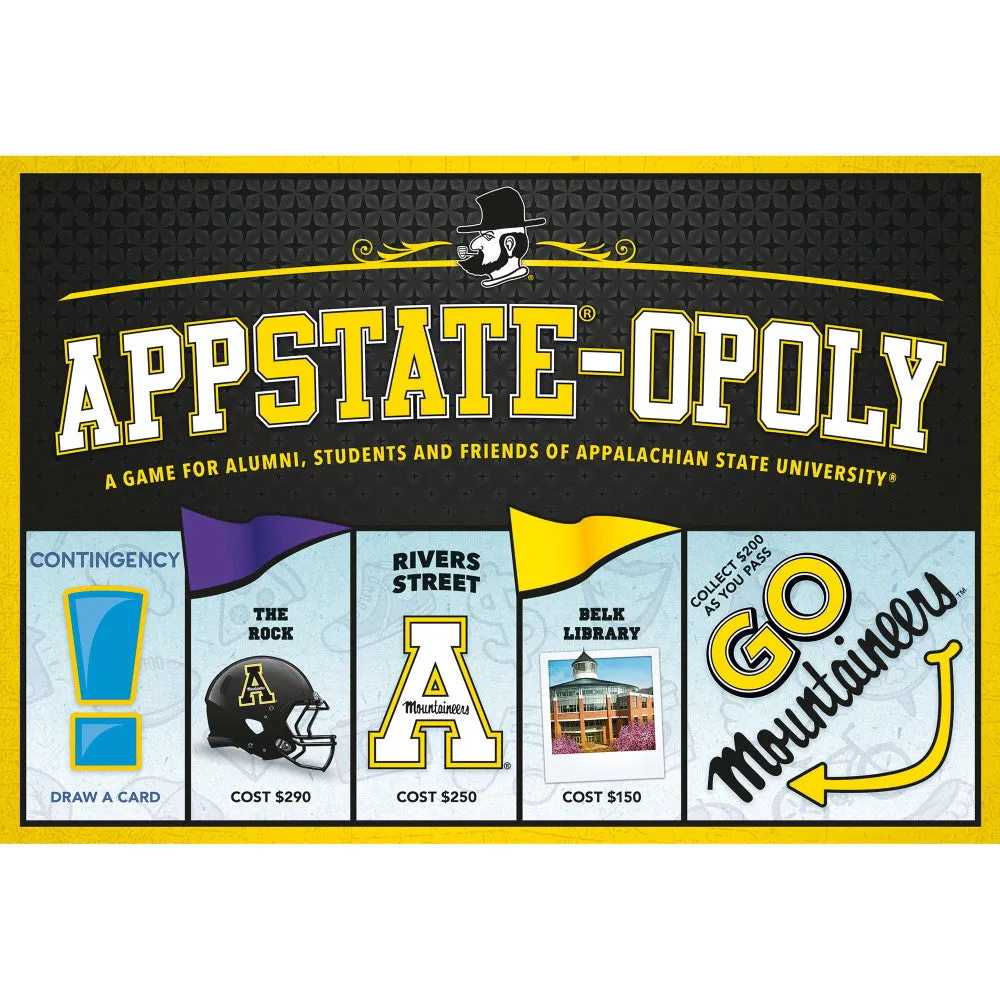 Appalachian State App State-Opoly Board Game, Ages 8 