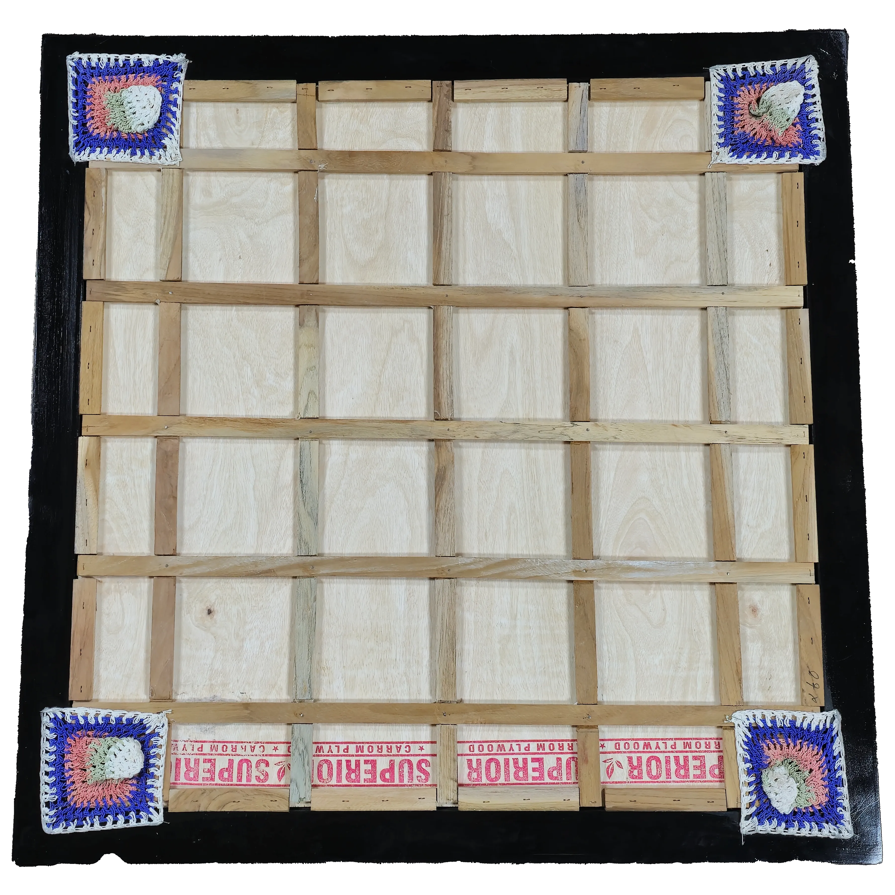 Carrom Board with Accessories (34.5" x 34.5") Free Shipping