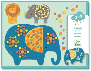 Collage Soft Jungle Mosaic