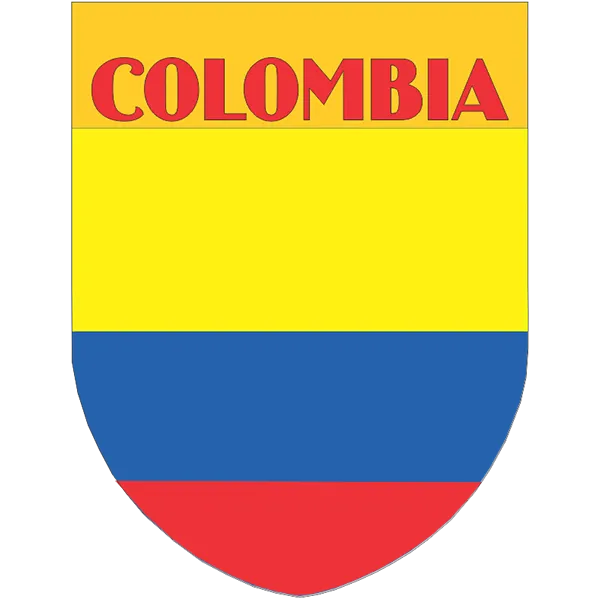 Colombia Flag Shield Style