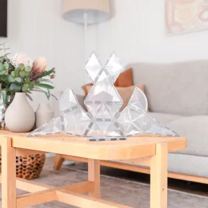 Connetix Tiles Clear NEW Shape Expansion Pack 24 Piece 3yrs 