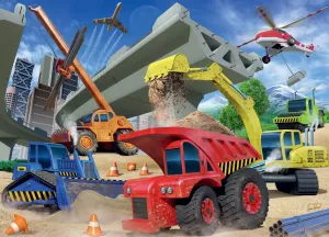 Construction Trucks 60 pc Puzzle