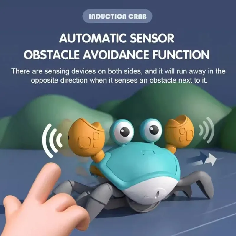 Crawling Crab Friends Fun Interactive Baby Sensory Toy