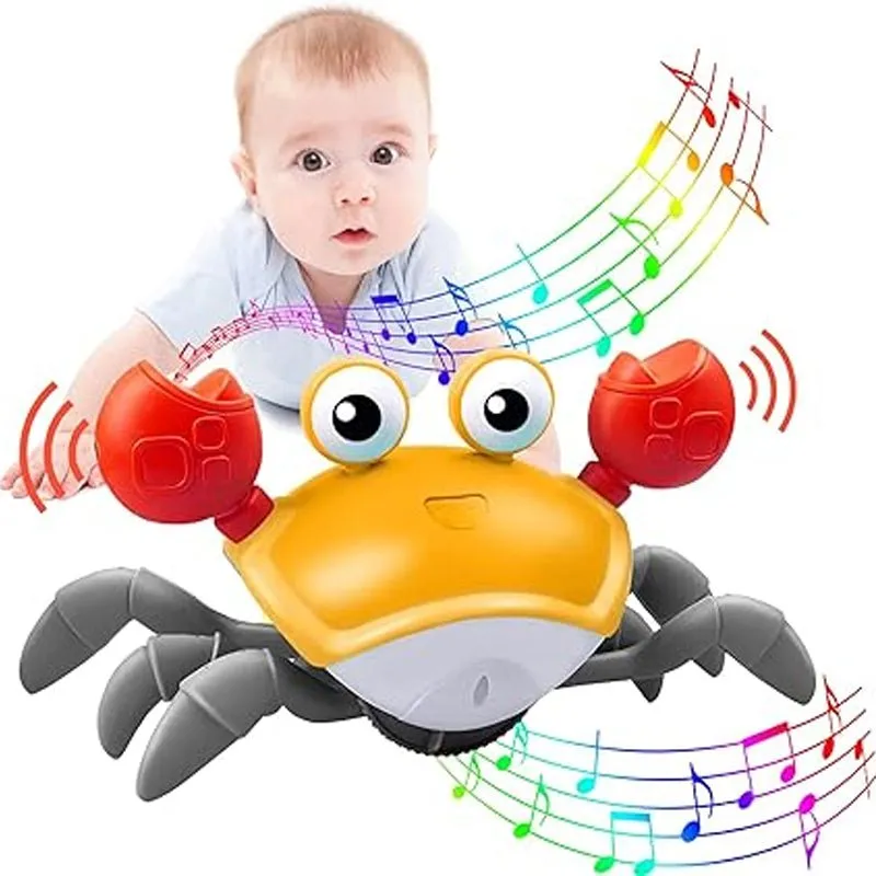 Crawling Crab Friends Fun Interactive Baby Sensory Toy