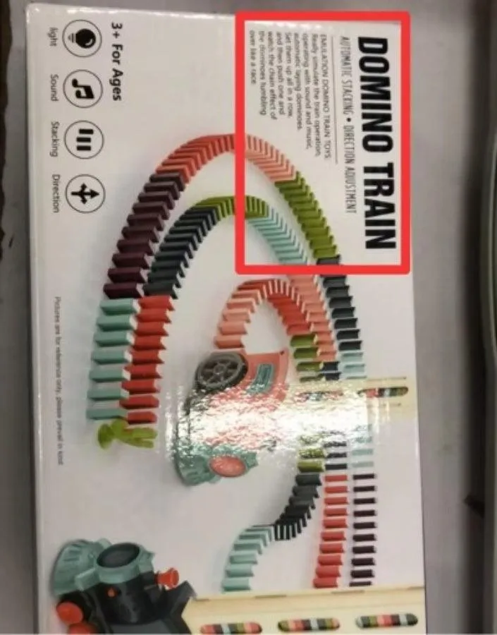 DominoTrain™ – Automatic Domino Laying Train Toy for Kids