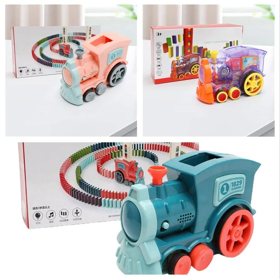 DominoTrain™ – Automatic Domino Laying Train Toy for Kids