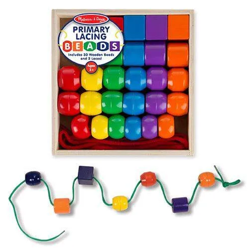 DONATE THIS TOY - Pirate Toy Fund -  Melissa & Doug- Primary Lacing Beads
