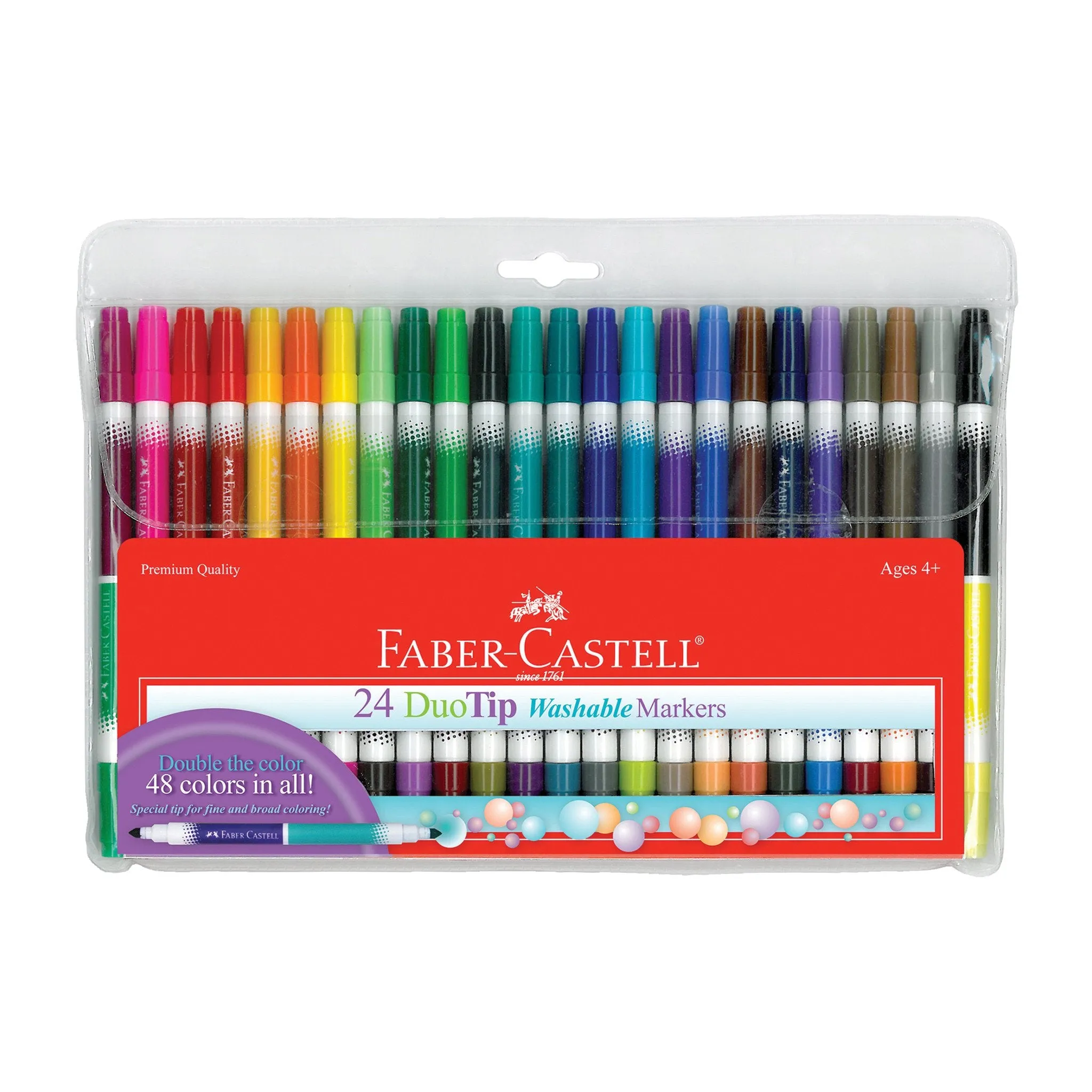 DuoTip Washable Markers, Set of 24