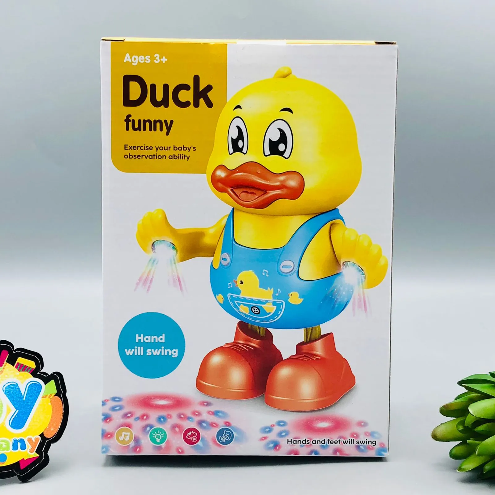 Electric Dancing Funny Duck With Light & Music
