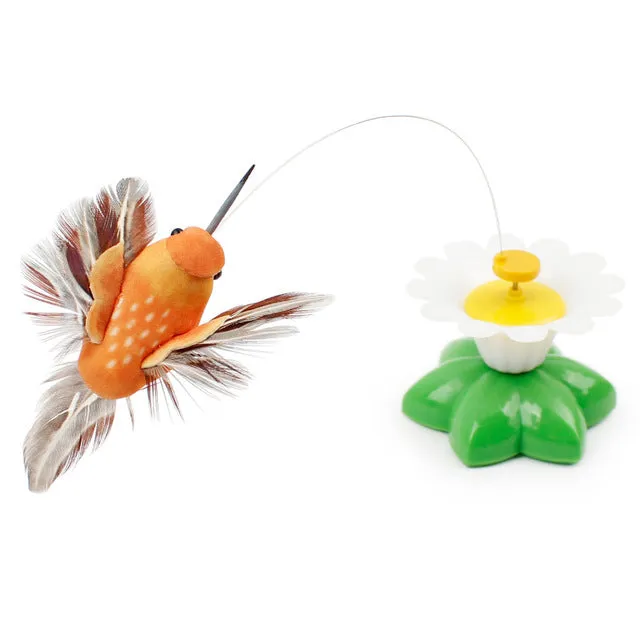 Electric Rotating Colorful Butterfly Cat Toy