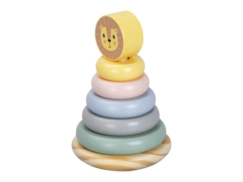 Elis Design Stapelbarer Ringturm - Löwe