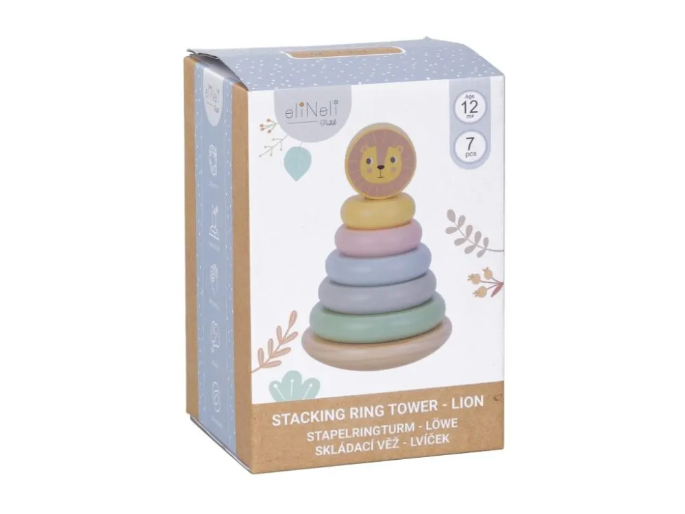 Elis Design Stapelbarer Ringturm - Löwe