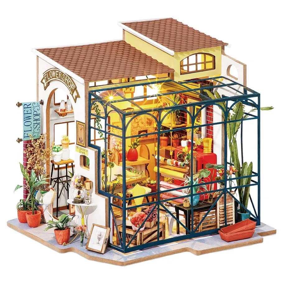 Emily's Flower Shop - 3D Miniature Scene