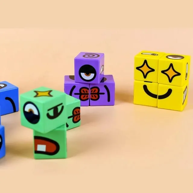 Emoji Face Changing Cube Challenge - 2 Players