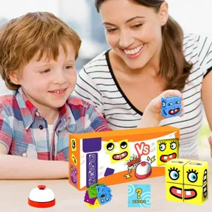 Emoji Face Changing Cube Challenge - 2 Players