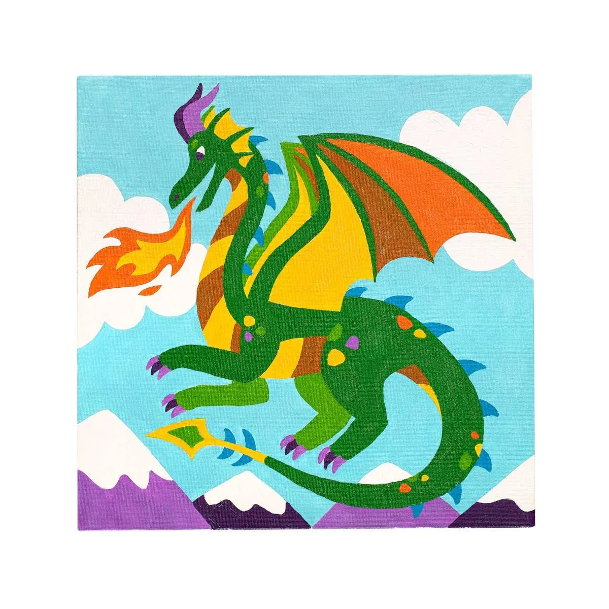 Fantastic Dragon Colorific Canvas Paint by Number Kit