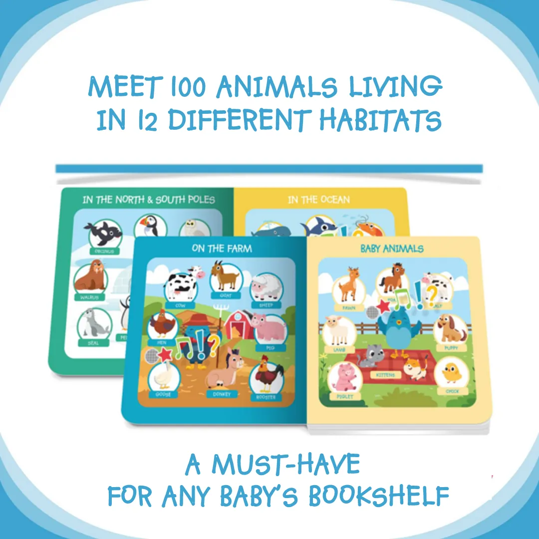 First 100 Animals Sound Book