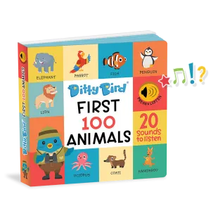 First 100 Animals Sound Book