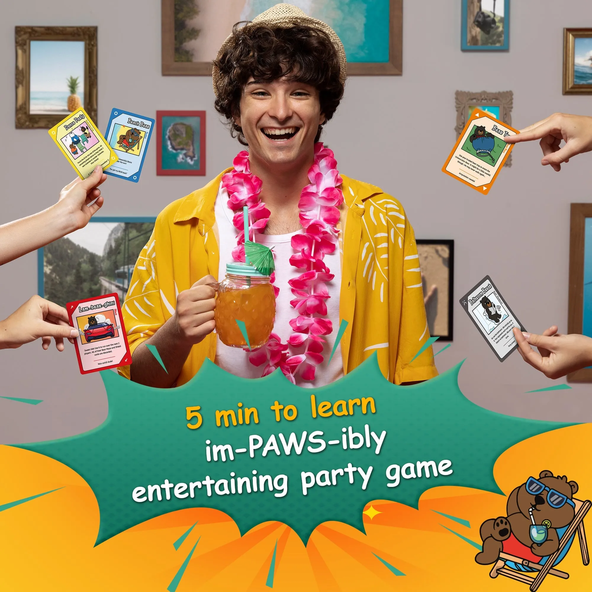 Fun Family Game Unbearable Bears for Adults