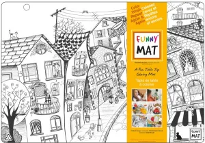 Funny Mat - Street with Cats