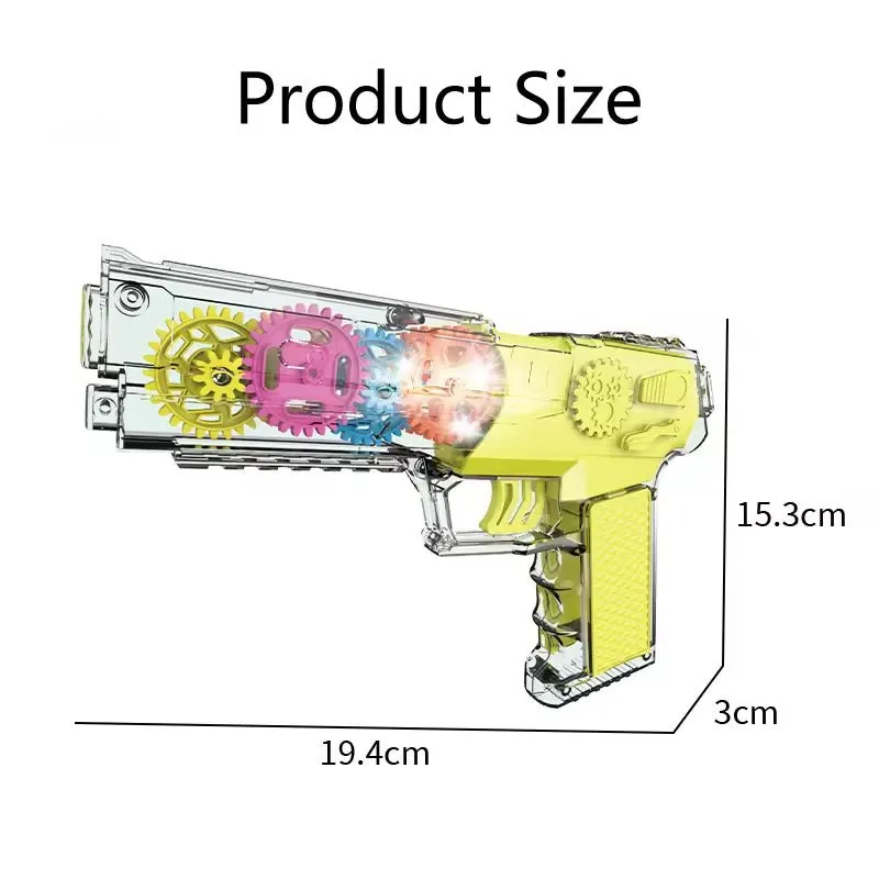 Gear Rotating Transparent Gun