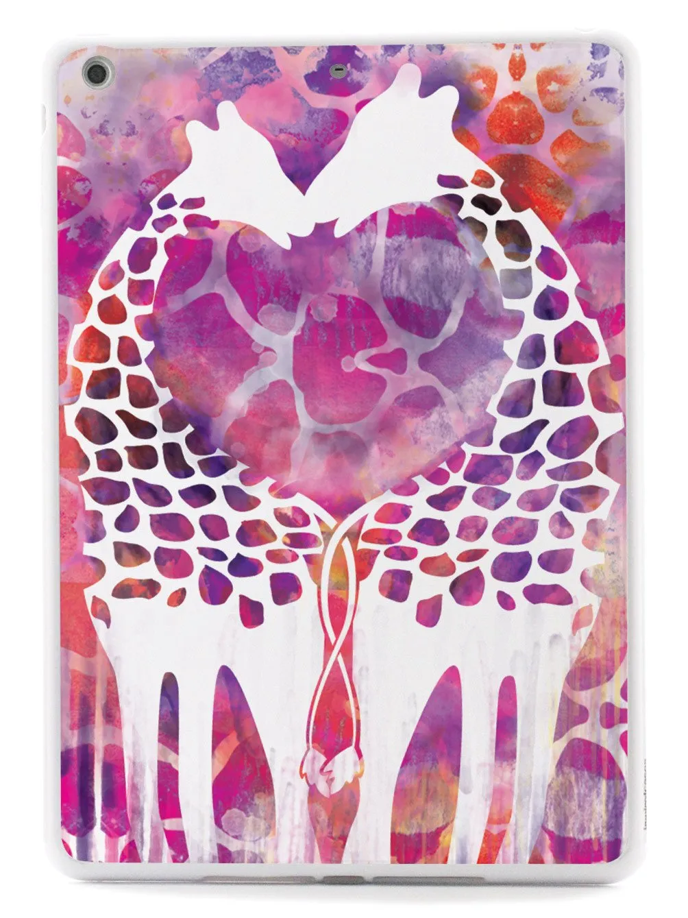 Giraffe Love Watercolor Style Case