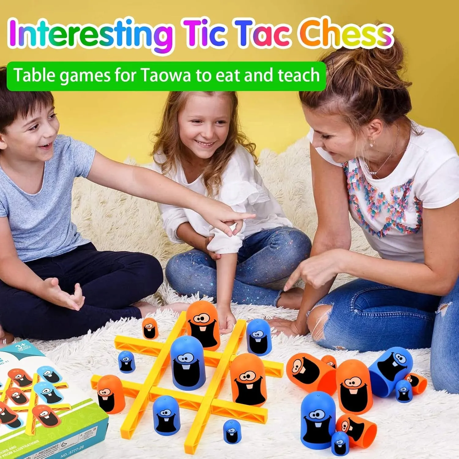Gobble Family Tic Tac Toe Battle Fun Game - 726