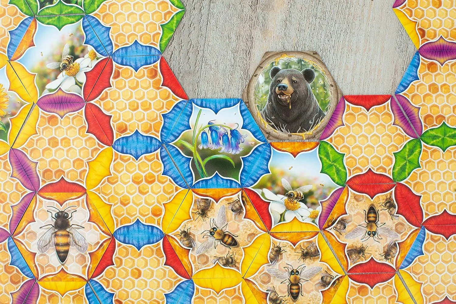 Grandpa Beck's Games The Bears and The Bees | Strategic Tile Laying Card Game for Kids, Teens, & Adults, 2-5 Players 7 