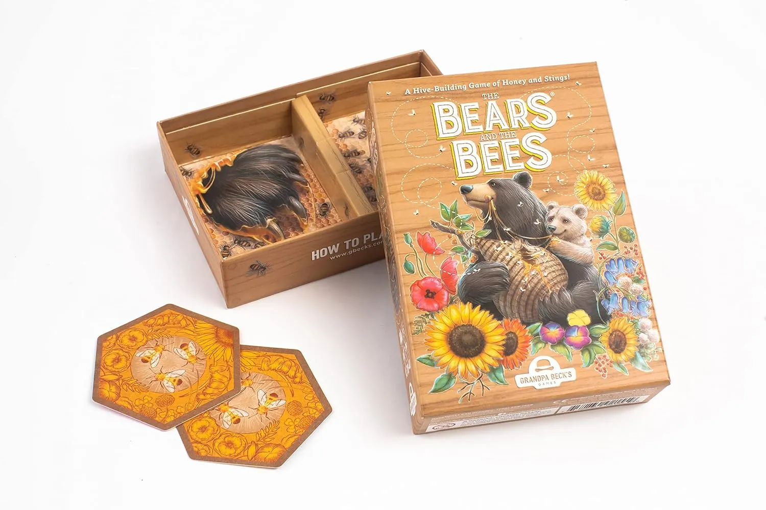 Grandpa Beck's Games The Bears and The Bees | Strategic Tile Laying Card Game for Kids, Teens, & Adults, 2-5 Players 7 