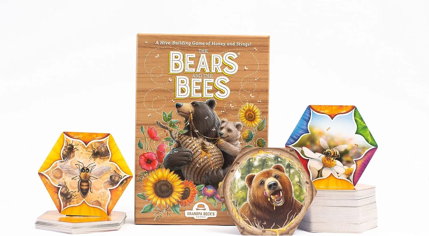 Grandpa Beck's Games The Bears and The Bees | Strategic Tile Laying Card Game for Kids, Teens, & Adults, 2-5 Players 7 