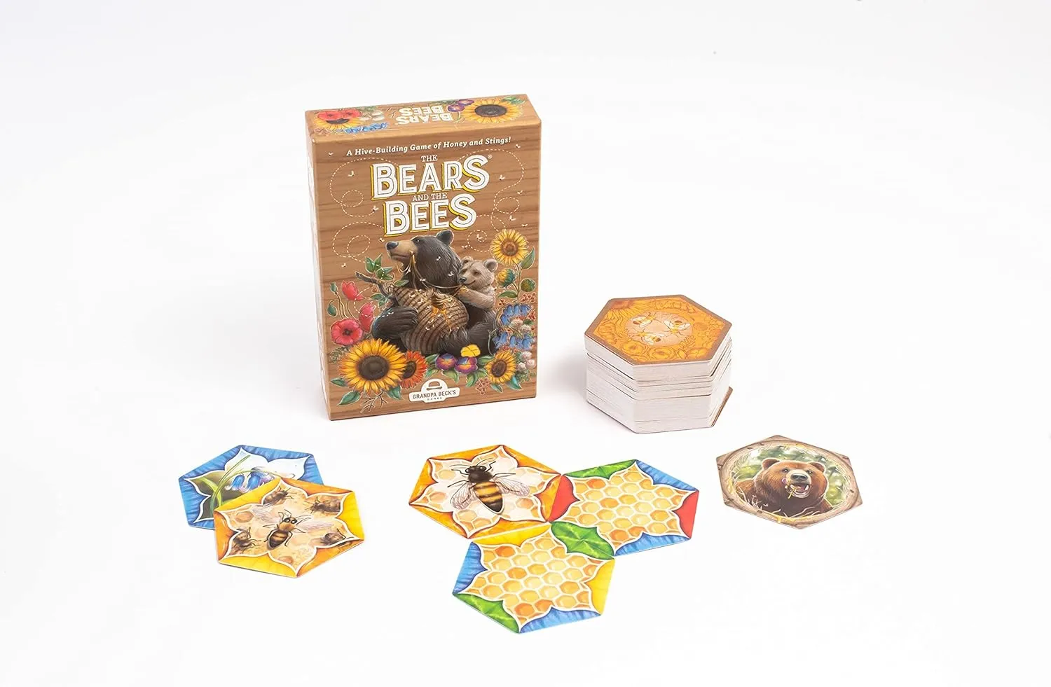Grandpa Beck's Games The Bears and The Bees | Strategic Tile Laying Card Game for Kids, Teens, & Adults, 2-5 Players 7 