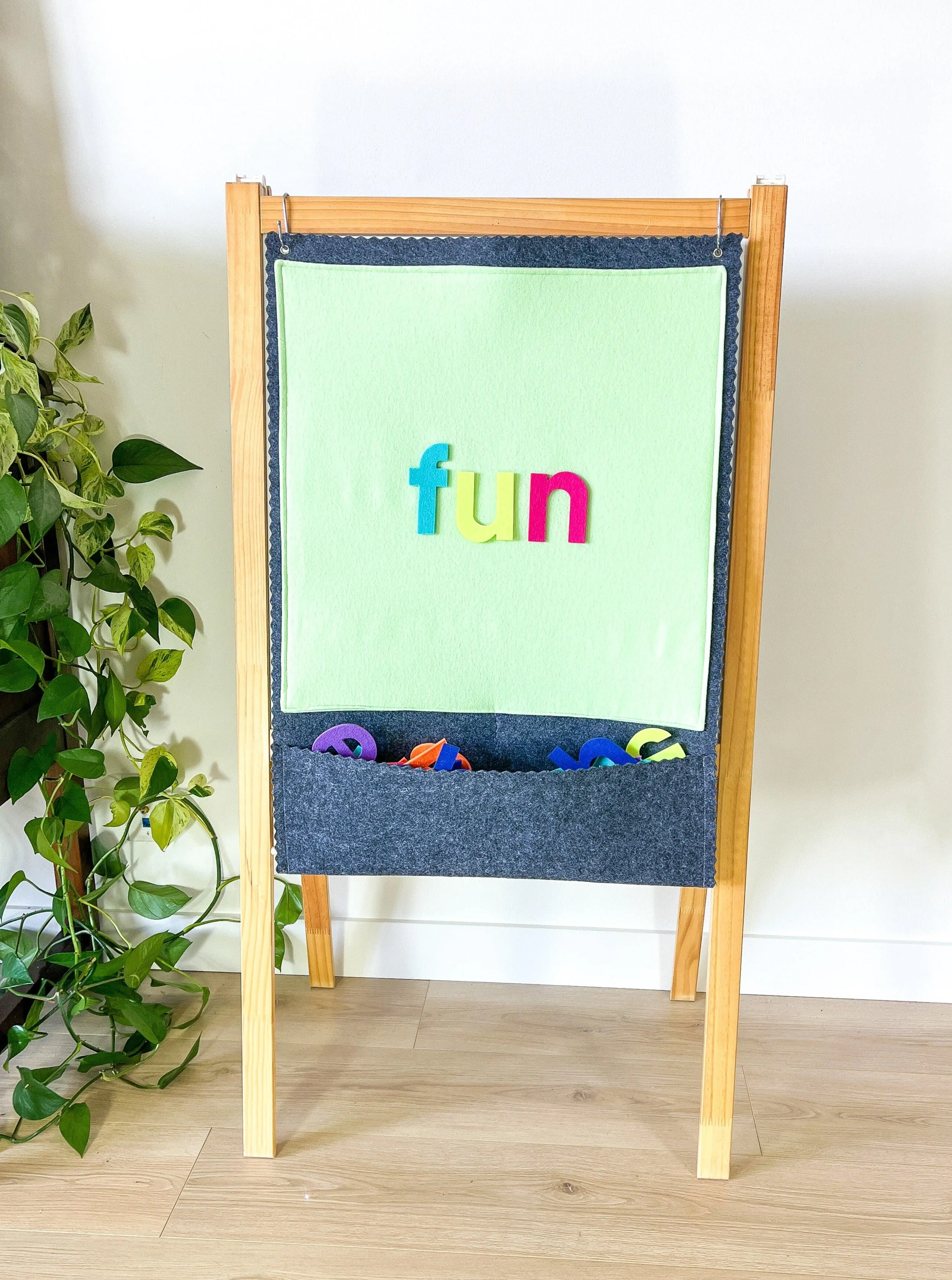 Green Flannel Board - Felt Board