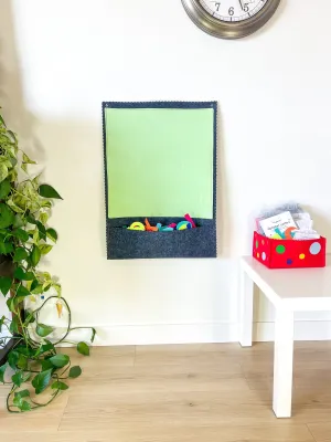Green Flannel Board - Felt Board
