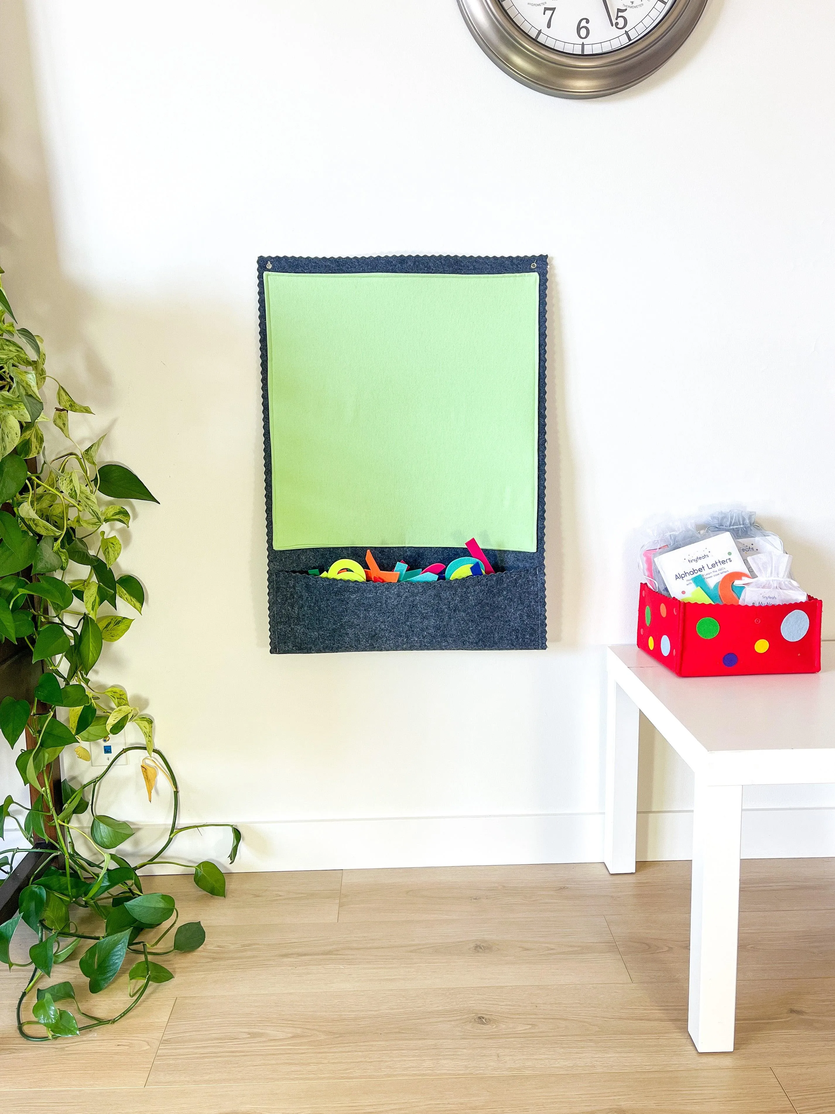 Green Flannel Board - Felt Board