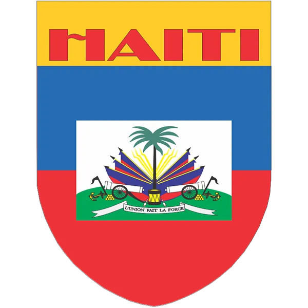 Haiti Flag Shield Style