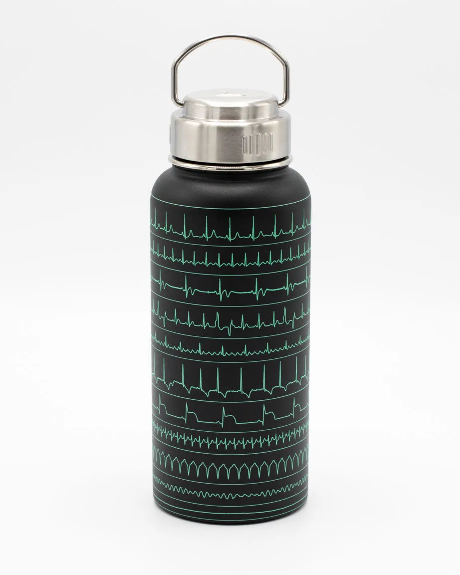 Heartbeat 32 oz Steel Bottle