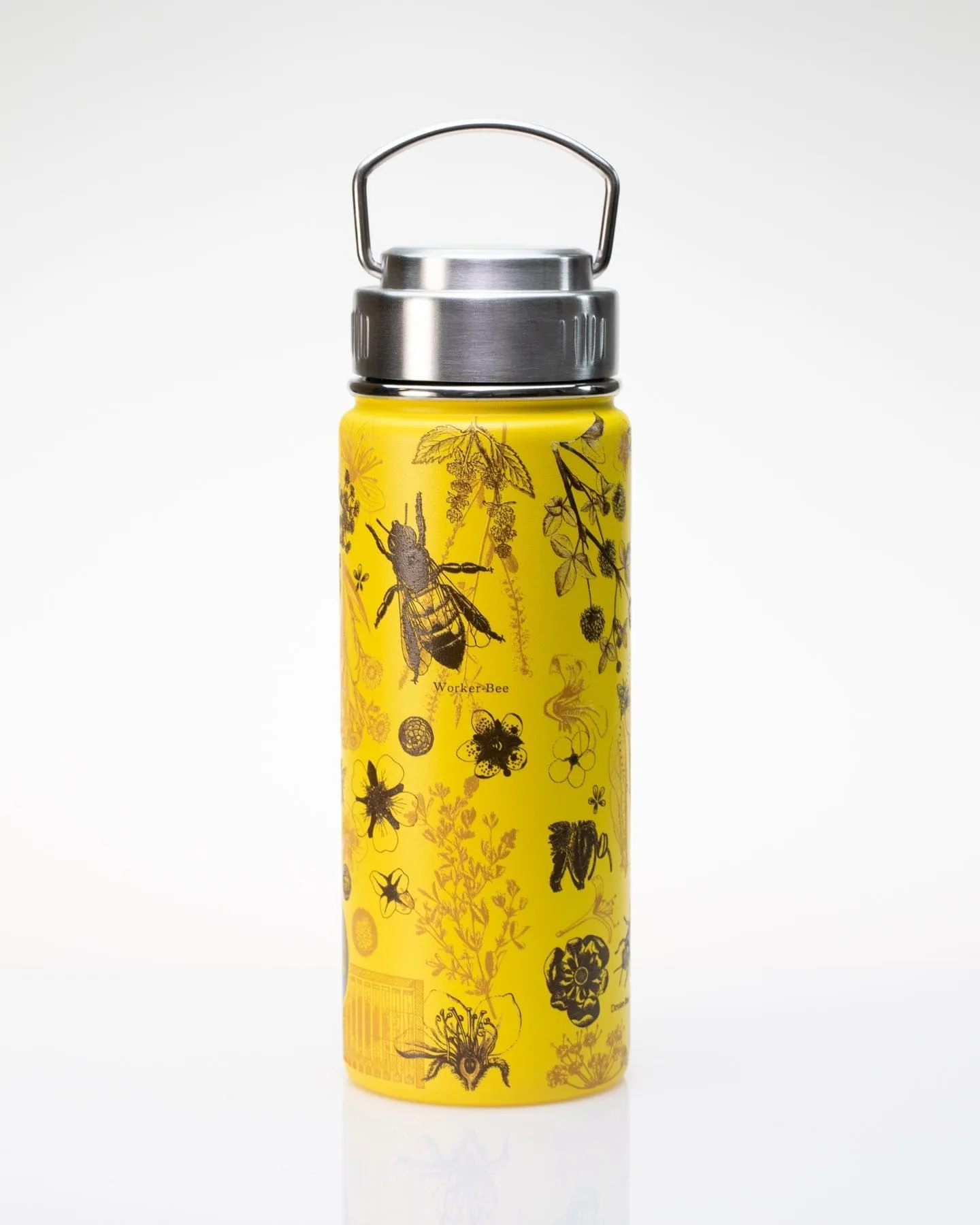 Honey Bee 18 oz Steel Bottle