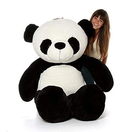 HUG 'n' FEEL SOFT TOYS Long Soft Lovable Huggable Cute Giant Life Size Teddy Bear Child Safe Best for Birthday Gift Valentine Gift for Girlfriend 3 FEET Panda Plush & Stuffed Toys