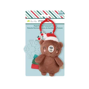 Itzy Ritzy Holiday Bear Itzy Pal™ Plush   Teether