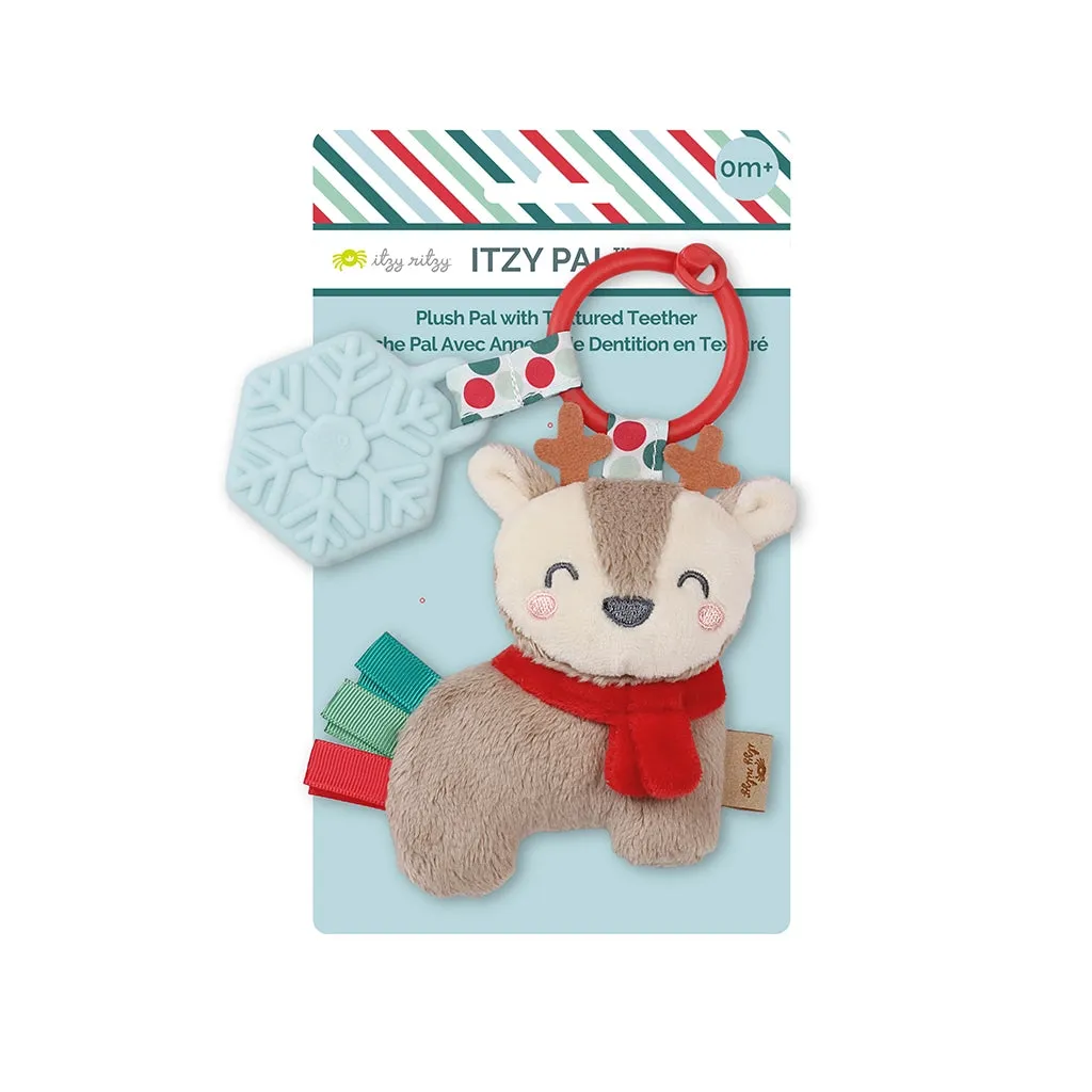 Itzy Ritzy Holiday Reindeer Itzy Pal™ Plush   Teether