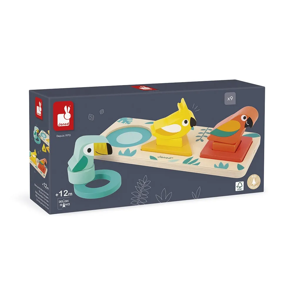 Janod Tropik My First Shapes Wooden Toy