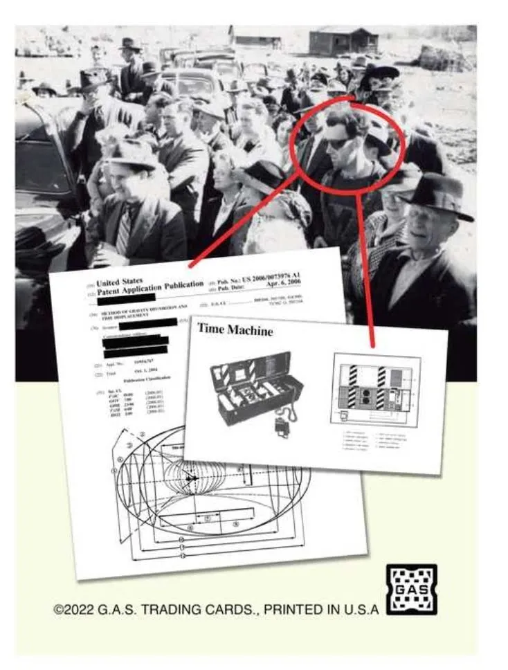 John Titor Rookie Unmasked Edition Art Object by GAS Trading Card