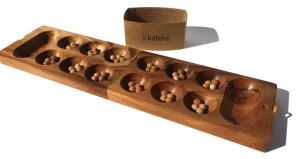 Kalaha (Mancala) Folding Wooden Game