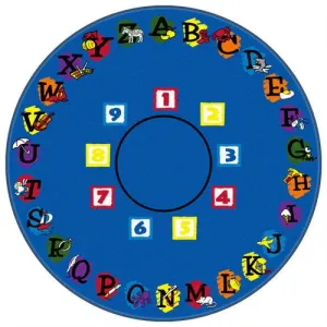 Kids Carpets-Super Circle Kids Activity Round Rug
